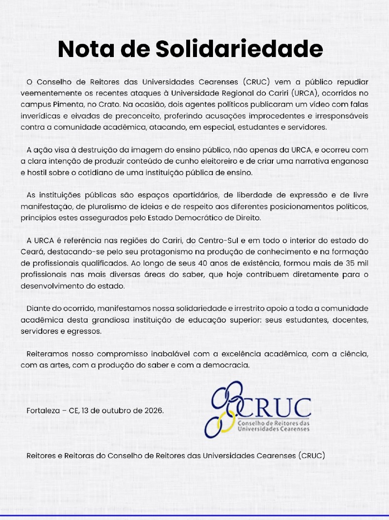 Texto da nota em letra azul e fundo branco.